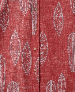 Red Aloha Shirt Fabric